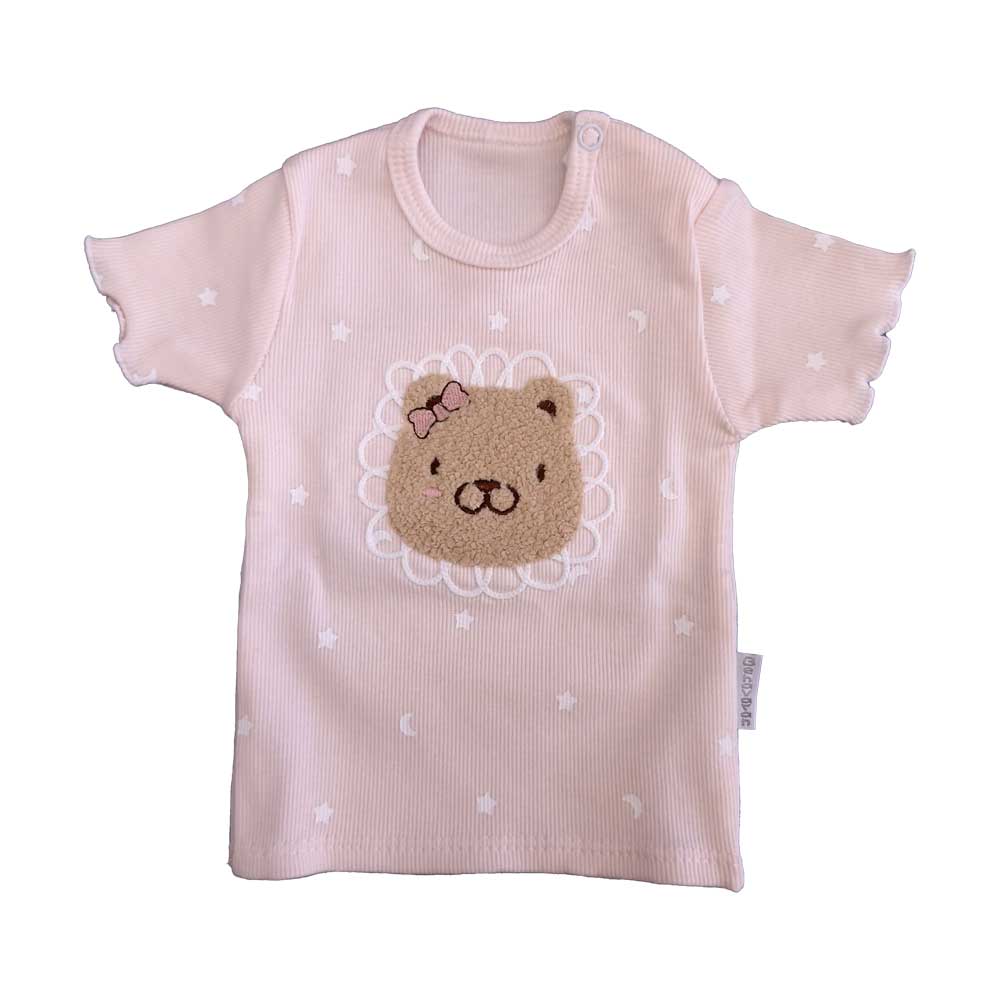 بلوزآستین کوتاه - طرح هیوا - پوشاک